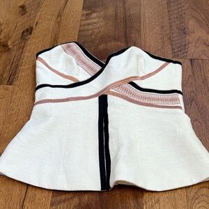 Sass & Bide Woman’s Strapless Top Size US 6